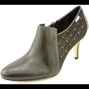 Calvin Klein Black Leather Ankle Boots